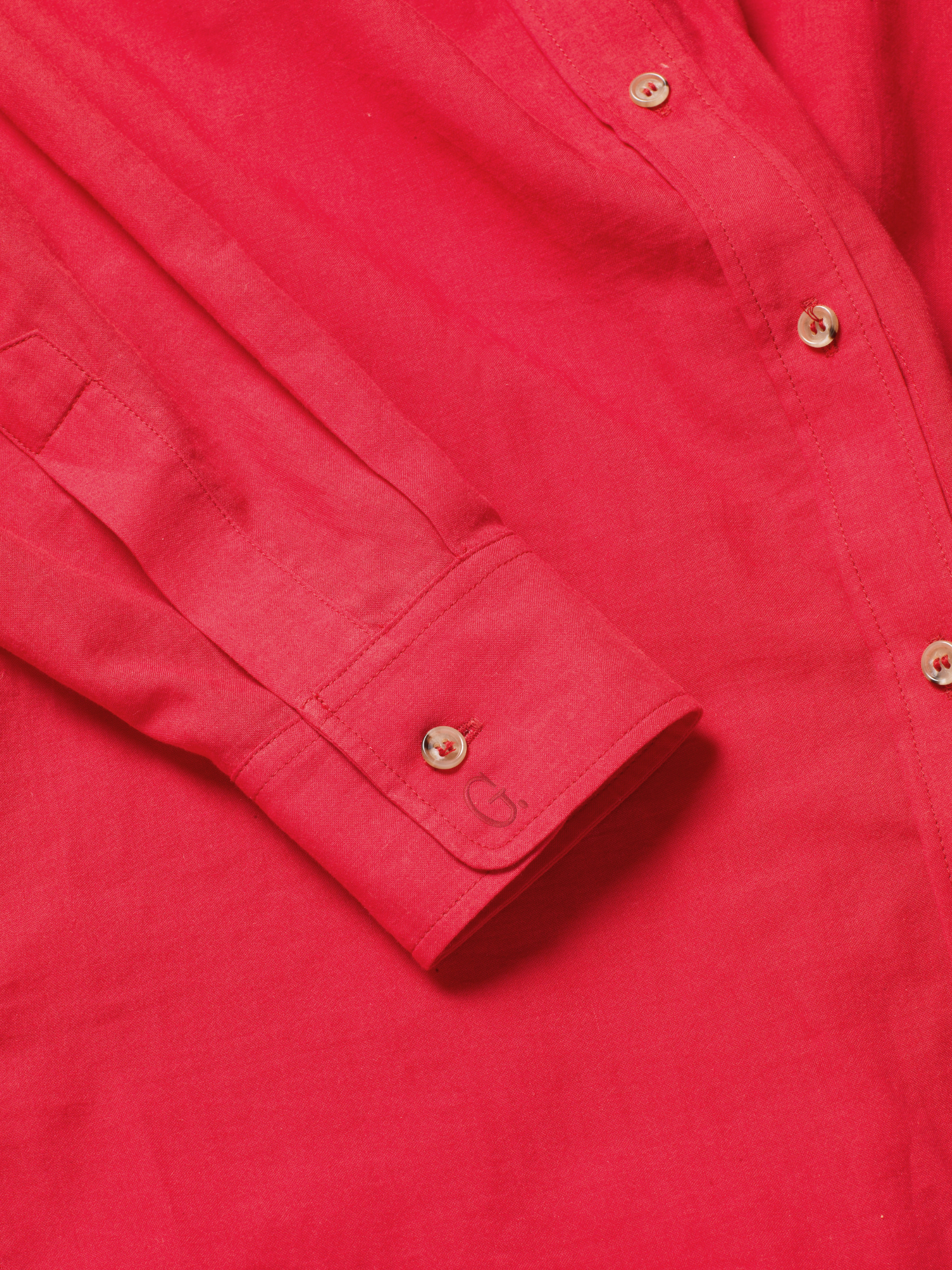 The Florence Shirt - Red