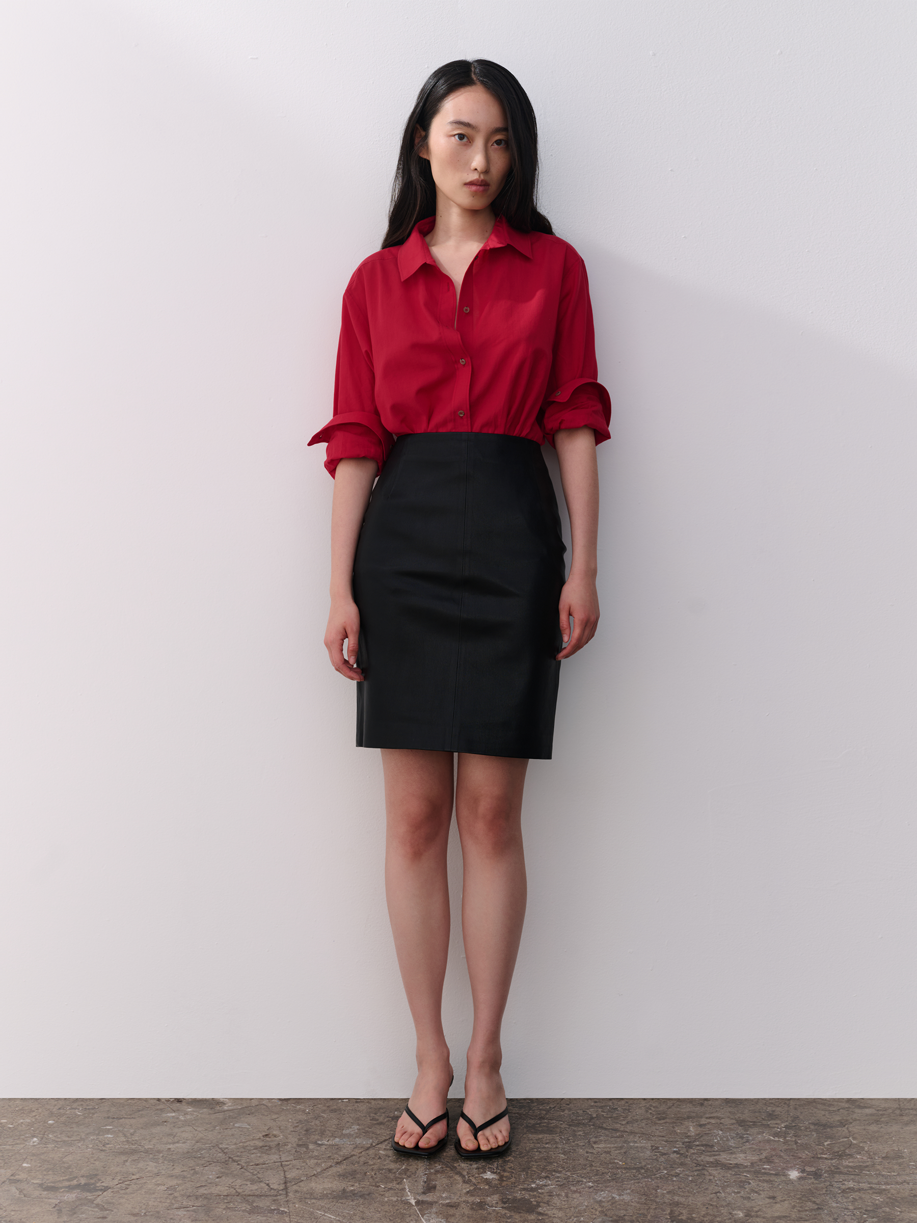 The Florence Shirt - Red