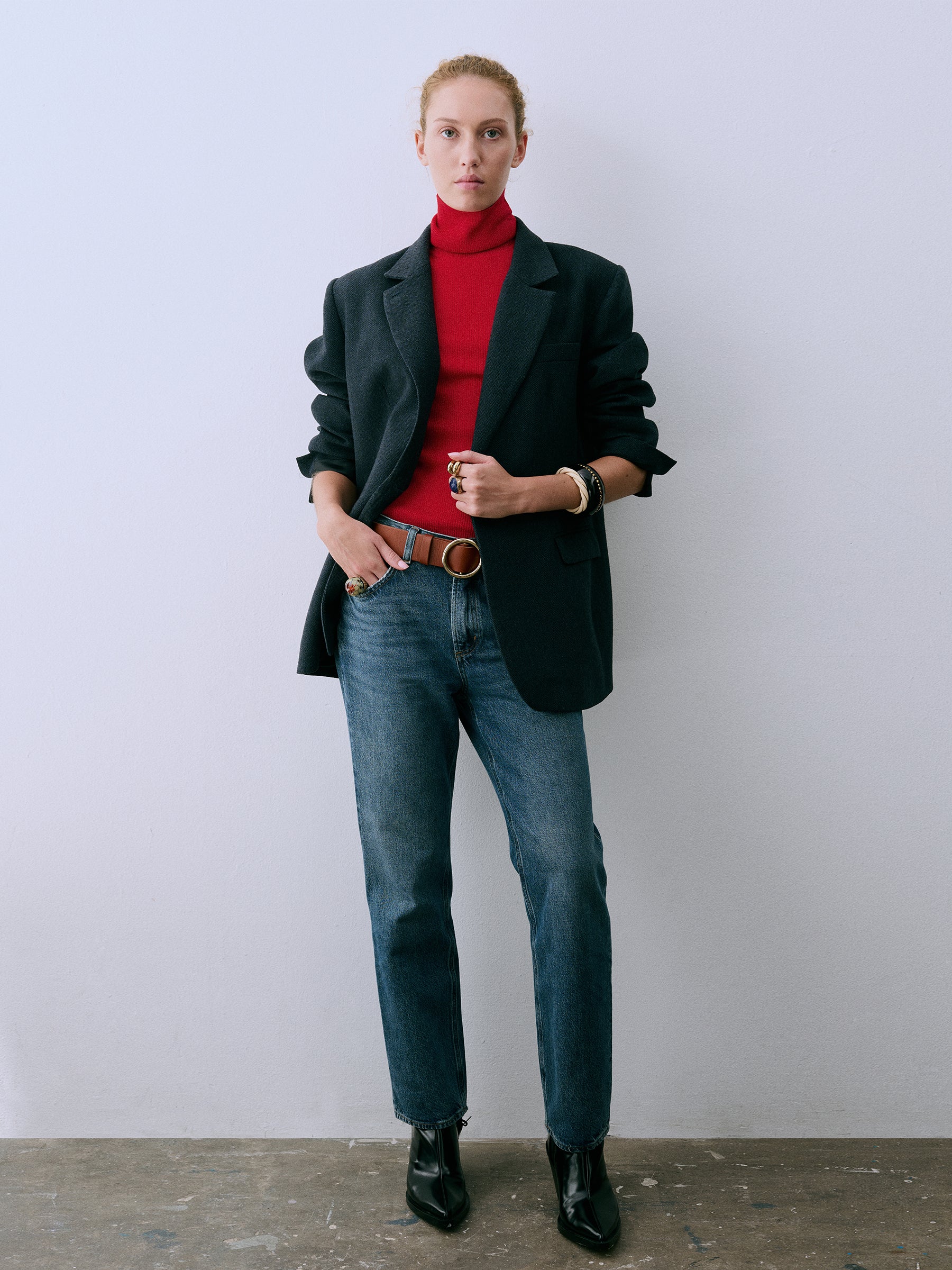 The Kate Blazer - Charcoal