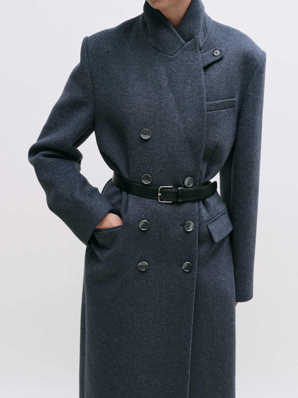 The London Coat - Grey