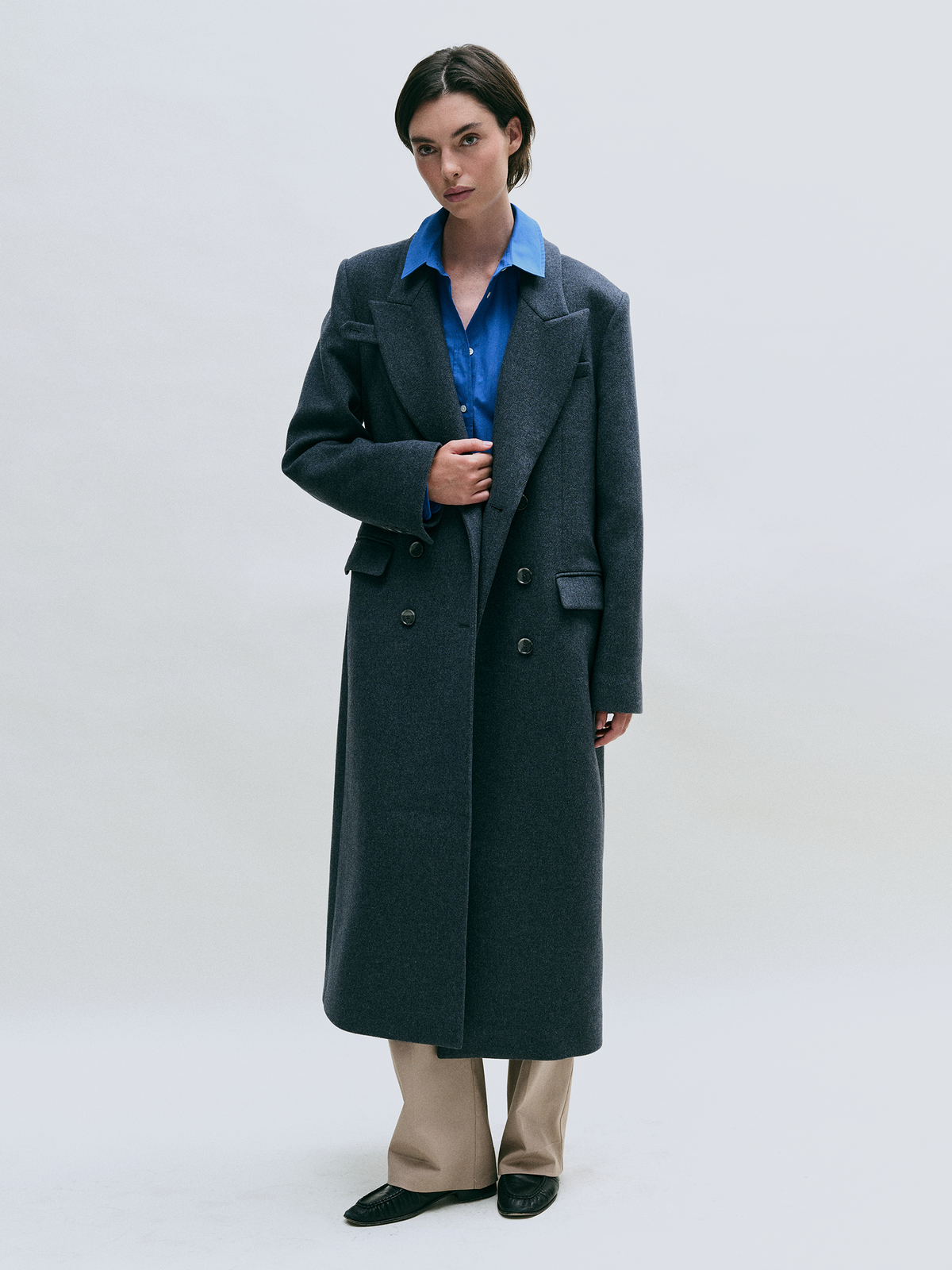 The London Coat - Grey