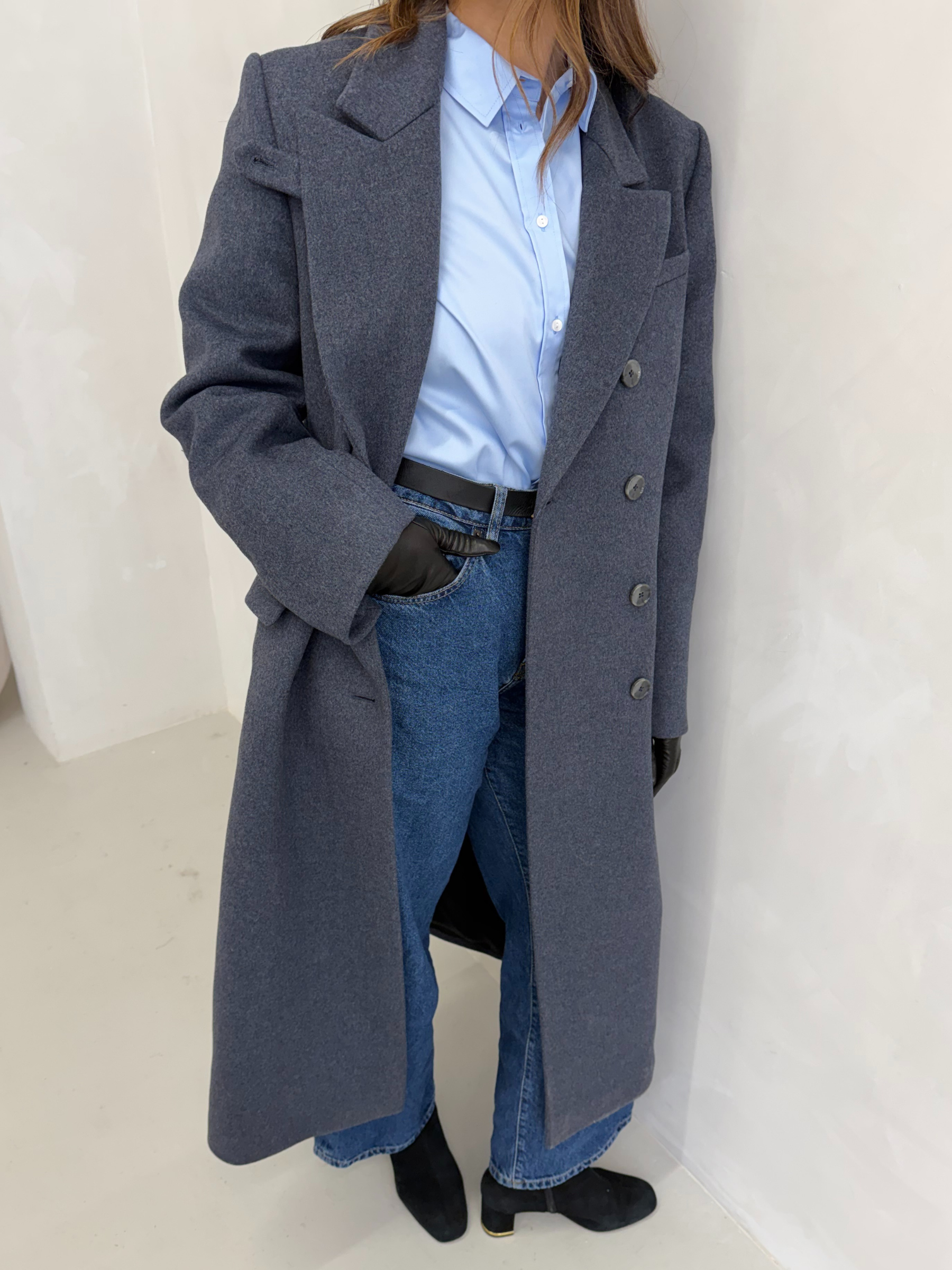 The London Coat - Grey