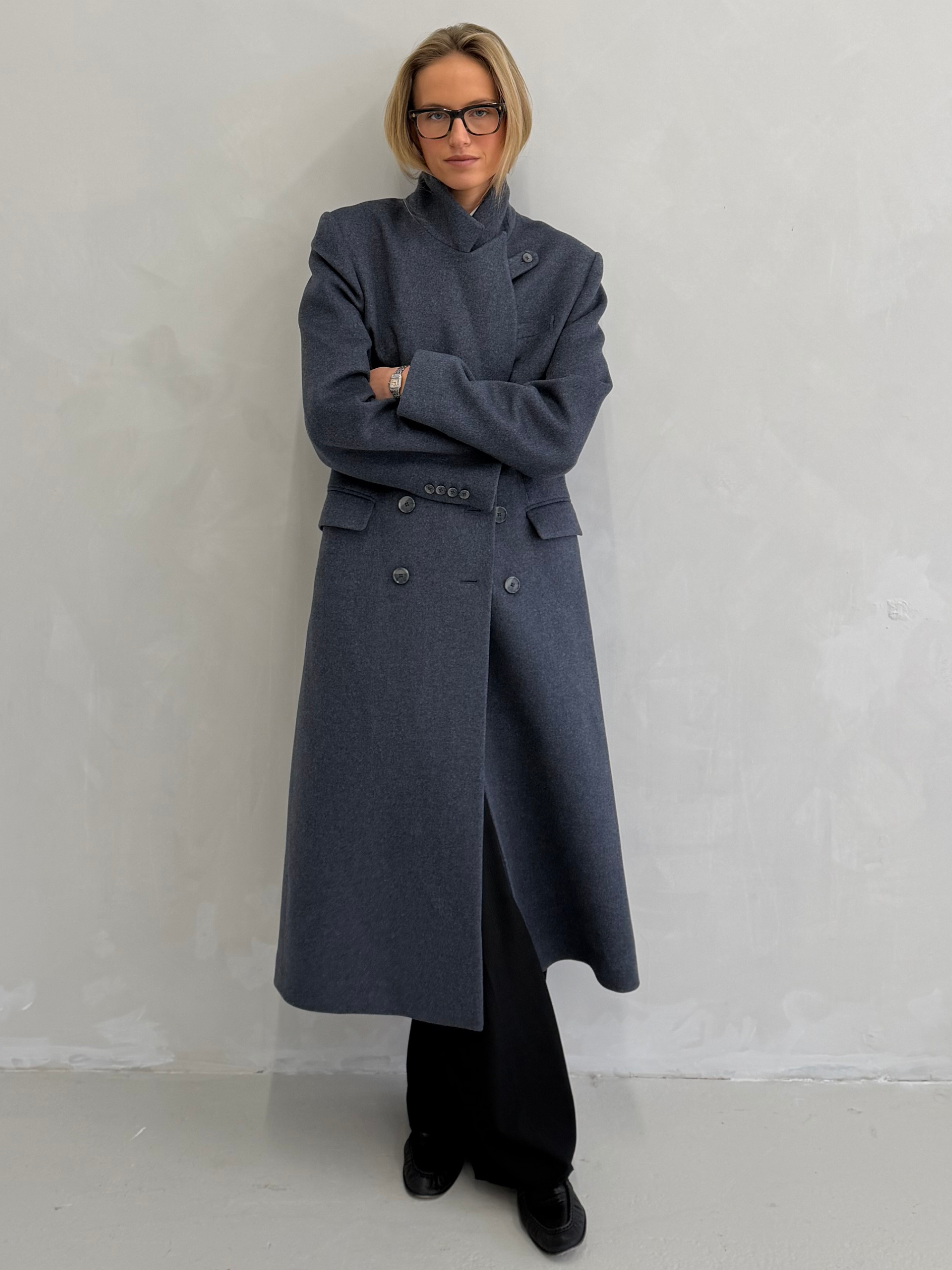 The London Coat - Grey