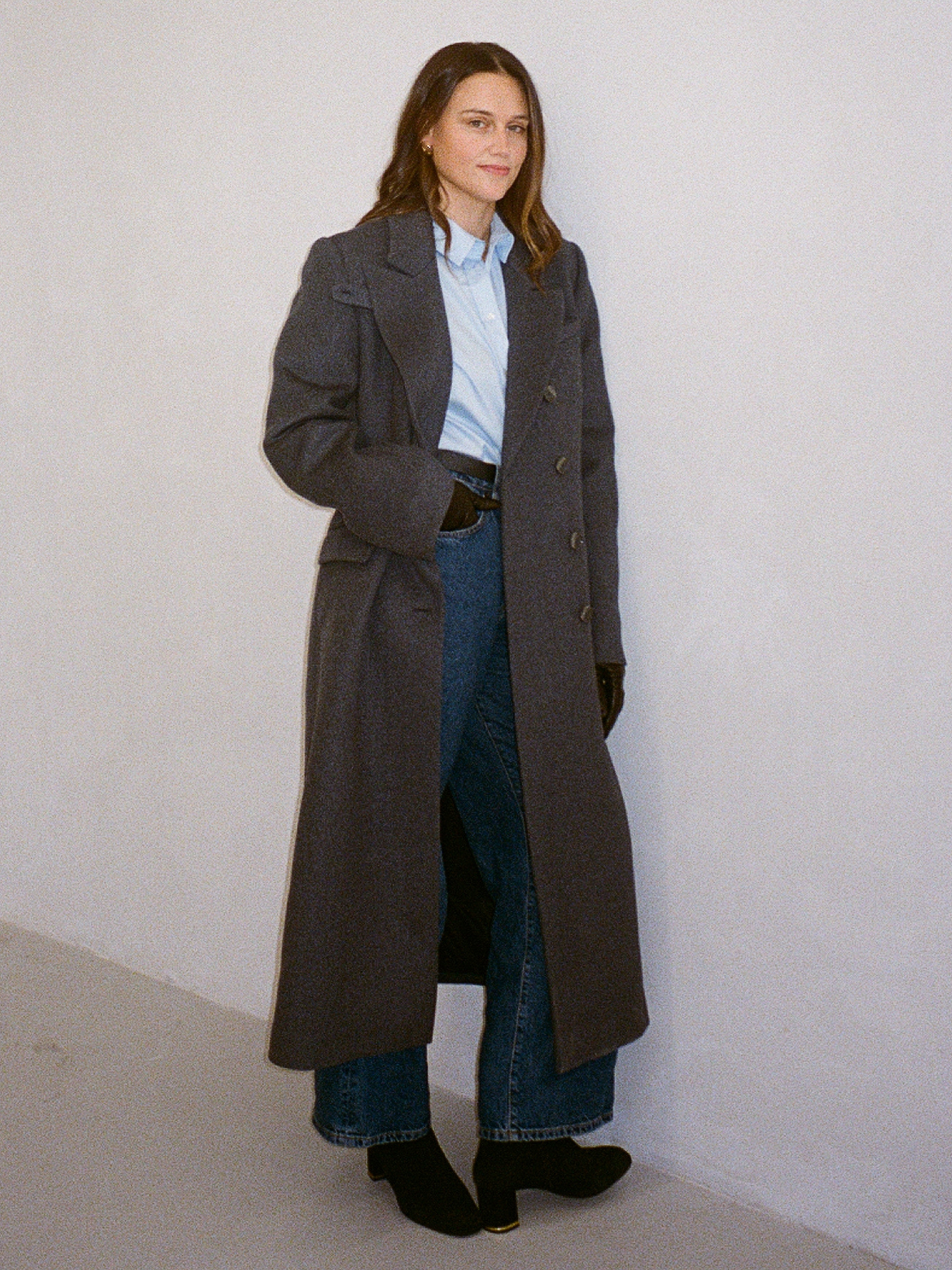 The London Coat - Grey