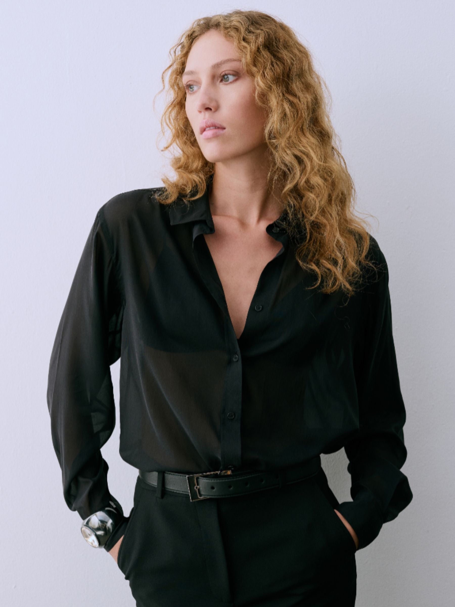 The Florence Shirt - Black