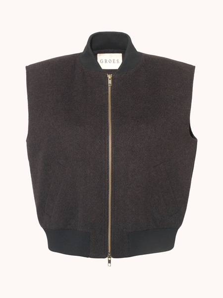 トップス Early 20th Century Black Wool Gilet Early 20th Century Black Wool Gilet