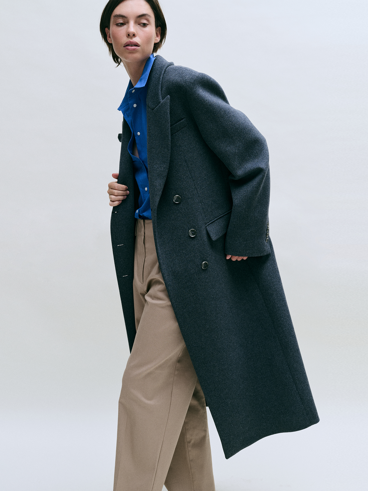 The London Coat - Grey