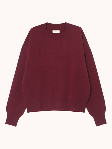 The Mabel Jumper - 
                    burgundy
                